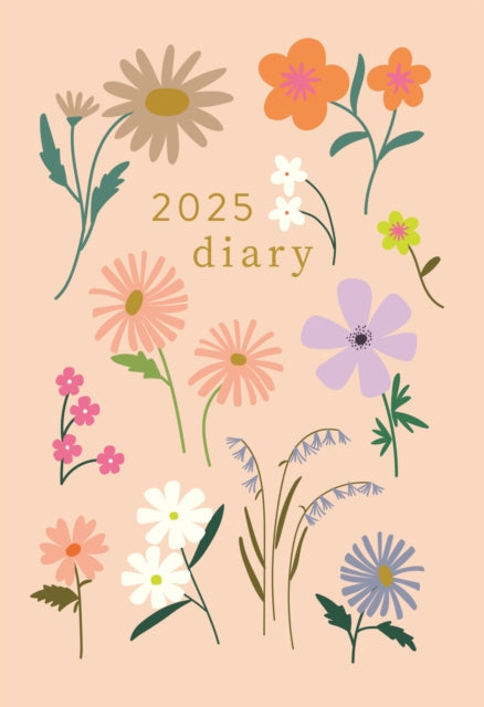 Caroline Gardner, Botanical Blooms A5 Diary 2025-5020211304914