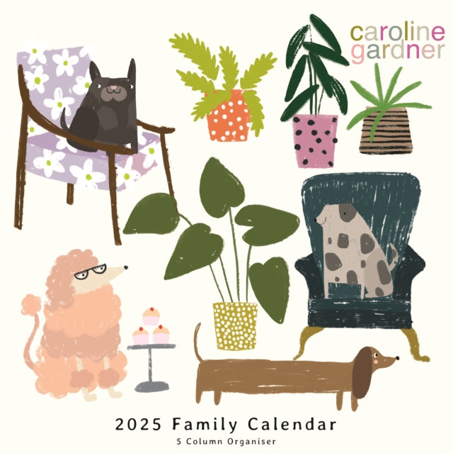 Caroline Gardner, Dogs Planner Wall Calendar 2025-5020211305119