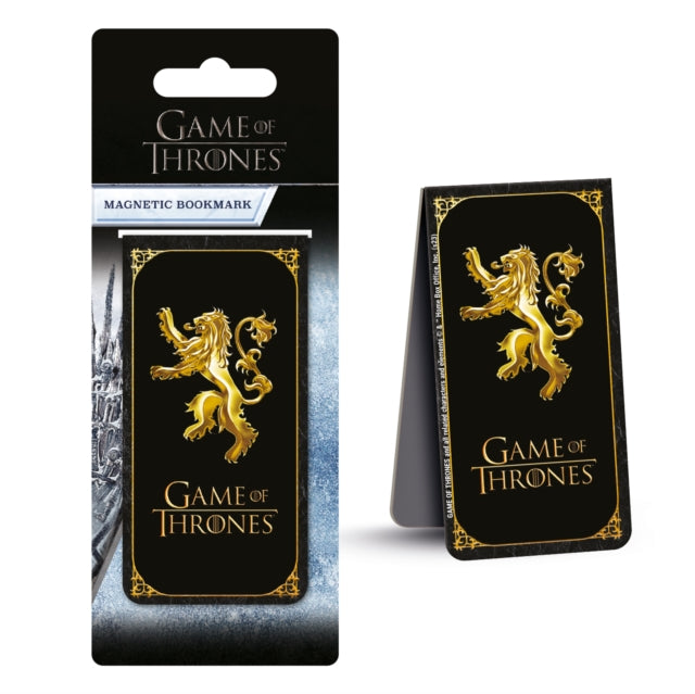 Game Of Thrones (Lannister Insignia) Magnetic Bookmark-5050293651934