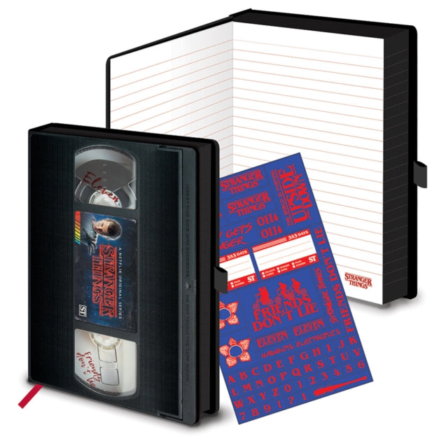 STRANGER THINGS (VHS SEASON ONE) A5 PREMIUM NOTEBOOK-5051265727756