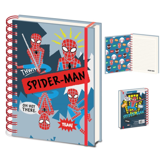 MARVEL (SPIDER-MAN SKETCH) A5 WIRO NOTEBOOK-5051265738837