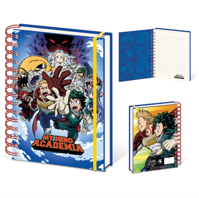 MY HERO ACADEMIA (REACH FOR IT) A5 WIRO NOTEBOOK-5056480391201