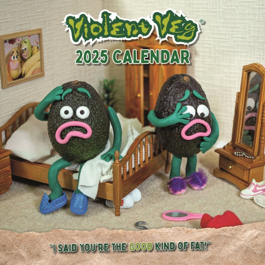 Violent Veg Square Wall Calendar 2025-5059105256701