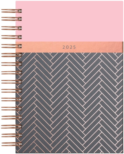 Matilda Myres Pink Page-a-Day A5 Diary 2025-5060696419253