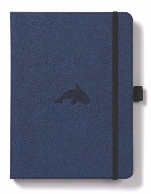 Dingbats A5+ Wildlife Blue Whale Notebook - Graph-5285003136221