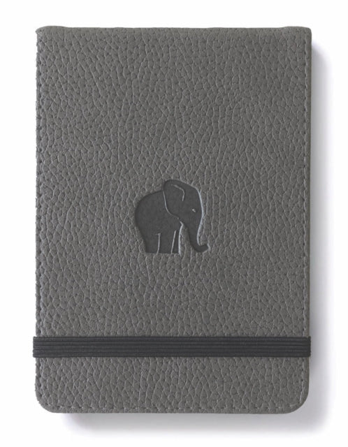 Dingbats A6+ Wildlife Grey Elephant Reporter Notebook - Plain-5285003136627