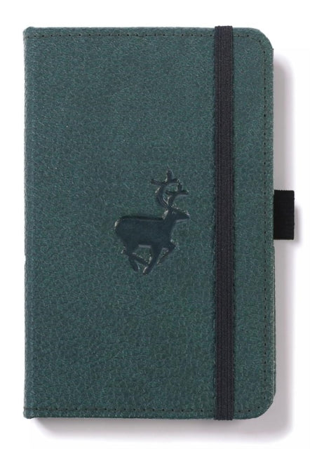 Dingbats A6 Pocket Wildlife Green Deer Notebook - Lined-5285003137075