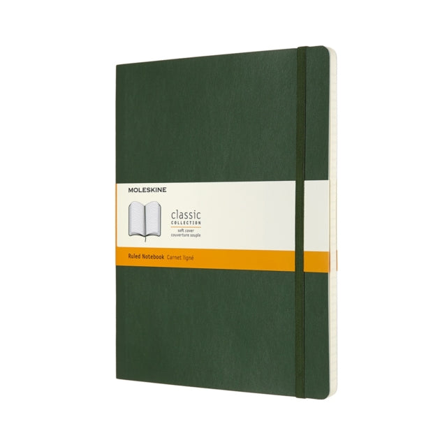 Moleskine Extra Large Ruled Softcover Notebook : Myrtle Green-8053853600059