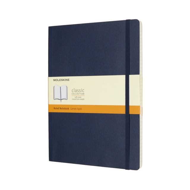 Moleskine Sapphire Blue Extra Large Ruled Notebook Soft-8055002854771