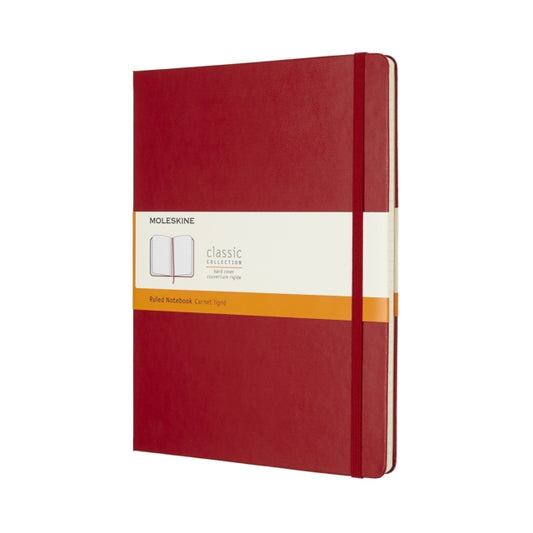 Moleskine Scarlet Red Extra Large Ruled Notebook Hard-8055002855082