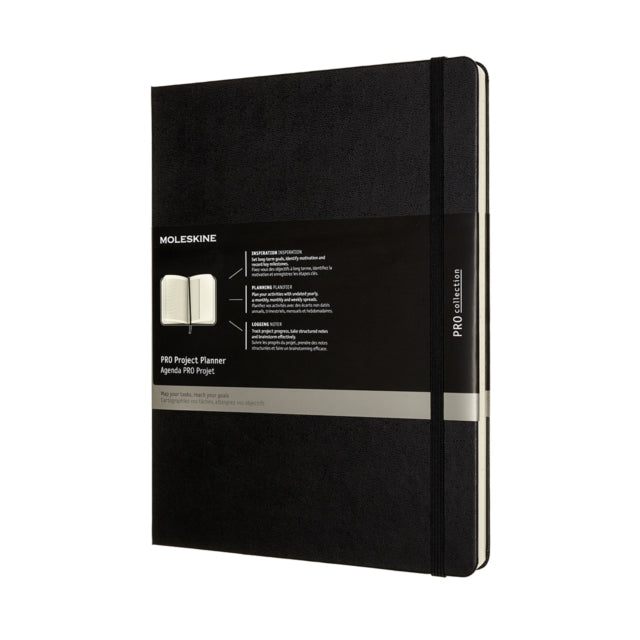 Moleskine Pro Project Planner 12 Months Extra Large Black-8056420851373