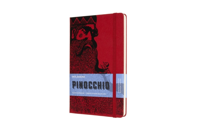 Moleskine Limited Edition Pinocchio Large Plain Notebook : Mangiafuoco-8056420853674