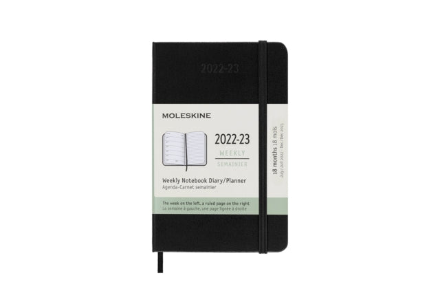 MOLESKINE 2023 18MONTH WEEKLY POCKET HAR-8056598851069