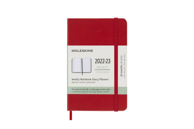 MOLESKINE 2023 18MONTH WEEKLY POCKET HAR-8056598851205