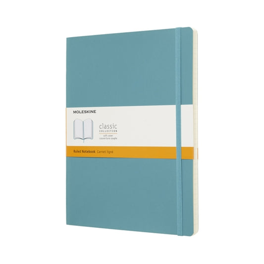 Moleskine Reef Blue Notebook Extra Large Ruled Soft-8058341715543