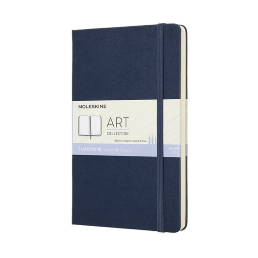 Moleskine Sapphire Blue Sketchbook Large-8058341715611