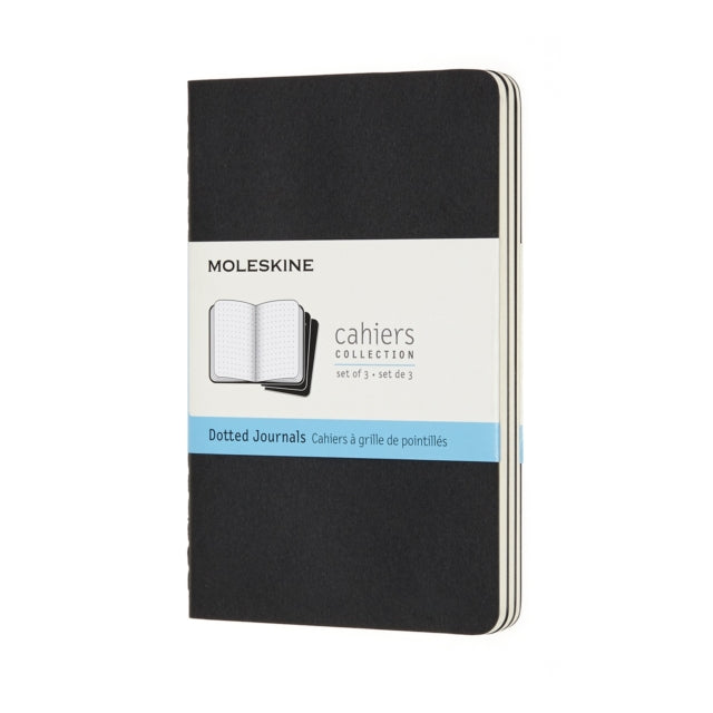 Moleskine Cahier Journals Pocket Dot Black-8058341719206