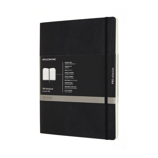 Moleskine Pro Notebook XL Soft Black-8058647620831