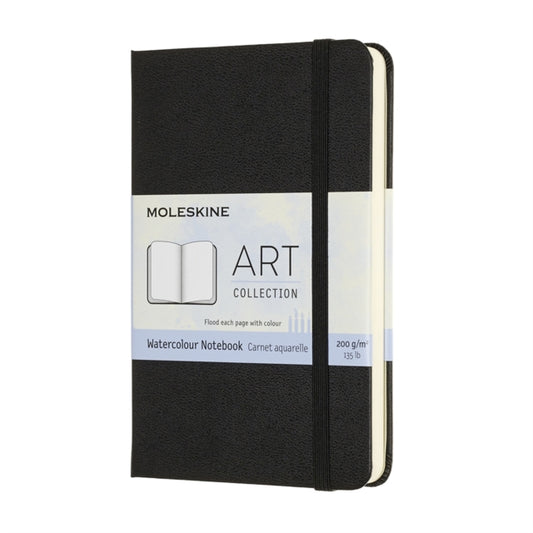 Moleskine Art Pocket Watercolour Notebook : Black-8058647626741