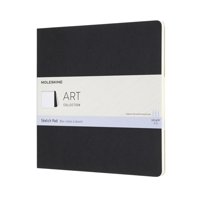 Moleskine Art Square Sketch Pad : Black-8058647626833