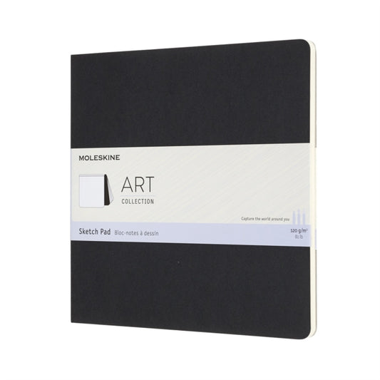 Moleskine Art Square Sketch Pad : Black-8058647626833