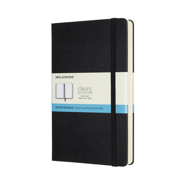 Moleskine Expanded Large Dotted Hardcover Notebook : Black-8058647628035