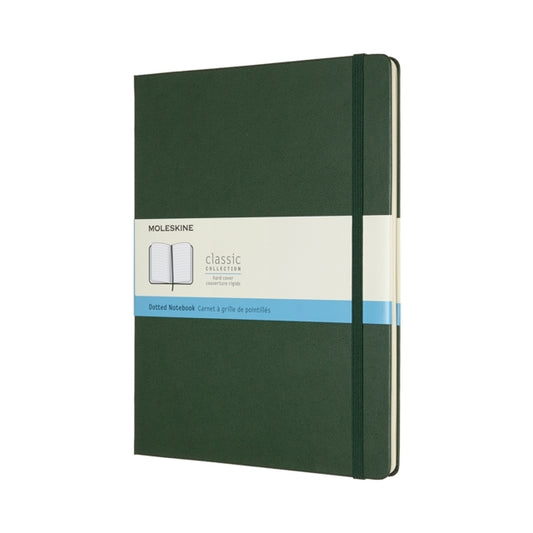 Moleskine Extra Large Dotted Hardcover Notebook: Myrtle Green-8058647629131