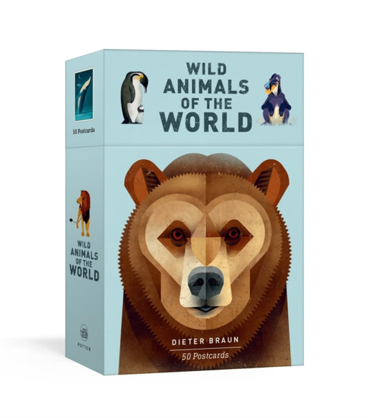 Wild Animals of the World: 50 Postcards-9780525577058