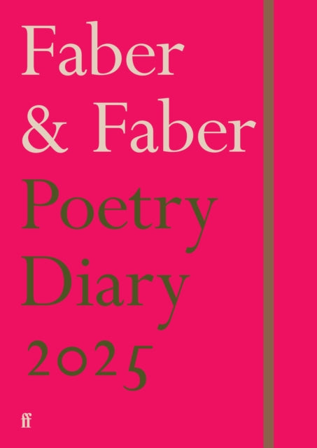 Faber Poetry Diary 2025-9780571390199