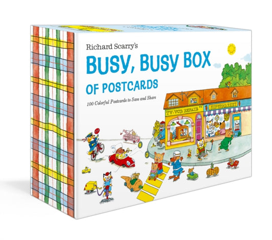 Richard Scarry's Busy, Busy Box of Postcards : 100 Colorful Postcards to Save and Share-9780593580028