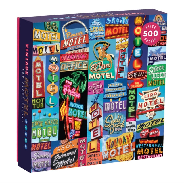 Vintage Motel Signs 500 Piece Puzzle-9780735353275