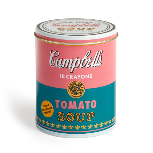 Andy Warhol Soup Can Crayons + Sharpener-9780735380110