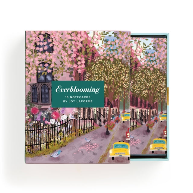 Joy Laforme Everblooming Blank Greeting Card Assortment : 16 notecards-9780735381308