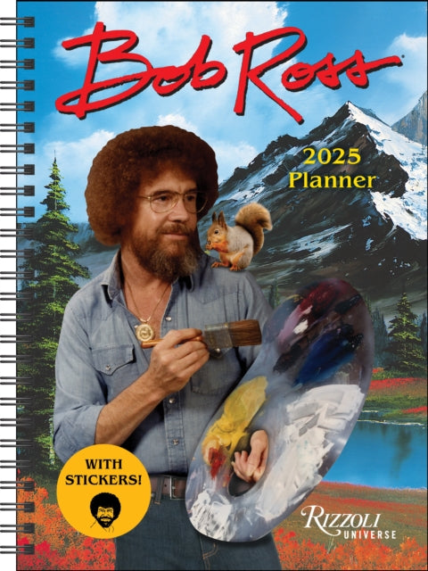 Bob Ross 12-Month 2025 Planner Calendar-9780789344588