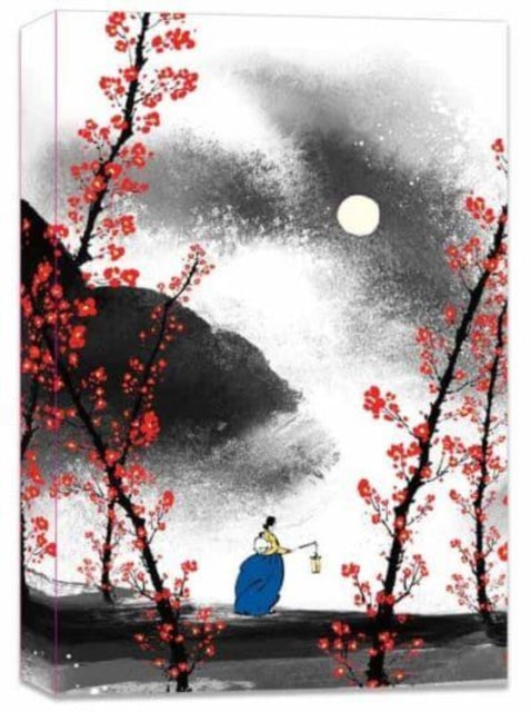 Plum Blossoms on a Moonlit Night Lined Hardcover Journal : Blank Notebook with Ribbon Bookmark-9780804855624