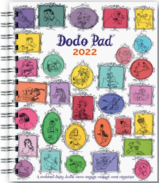 Dodo Pad Mini / Pocket Diary 2022 - Week to View Calendar Year : A Portable Diary-Doodle-Memo-Message-Engagement-Organiser-Calendar-Book with room for up to 5 people's appointments/activities-9780857702487