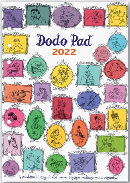 Dodo Pad Filofax-Compatible 2022 A5 Refill Diary - Week to View Calendar Year : A Combined Family Diary-Doodle-Message-Engagement-Organiser with room for up to 5 people's appointments/activities-9780857702500