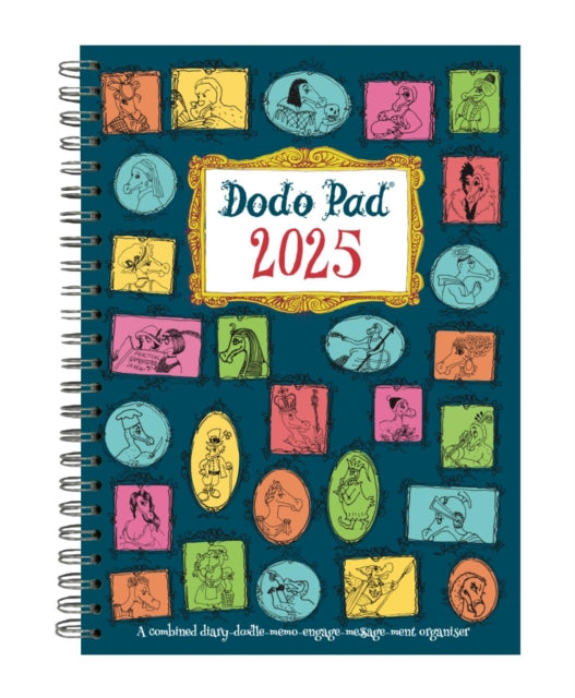 The Dodo Pad A5 Diary 2025 - Calendar Year Week to View Diary : A Diary-Organiser-Planner Book with space for up to 5 people/appointments/activities. UK made, sustainable, plastic free-9780857703415