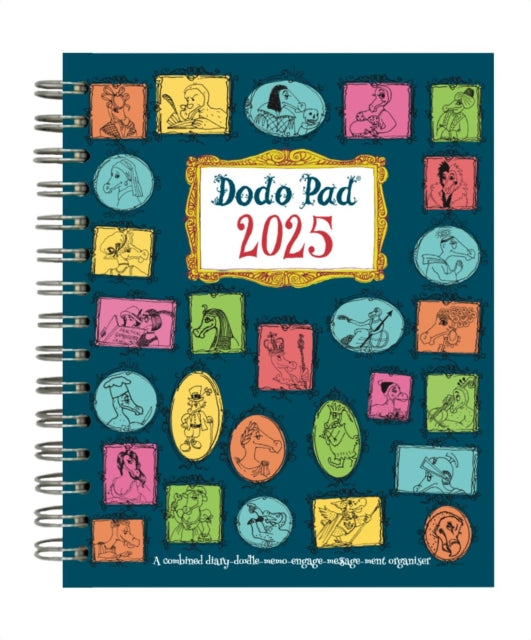 The Dodo Pad Mini / Pocket Diary 2025 - Week to View Calendar Year : A Portable Diary-Organiser-Planner Book with space for up to 5 people/appointments/activities. UK made, sustainable, plastic free-9780857703422