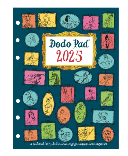 The Dodo Pad Filofax-Compatible 2025 A5 Refill Diary - Week to View Calendar Year : A loose leaf Diary-Organiser-Planner for up to 5 people/activities. UK made, Sustainable, Plastic Free-9780857703446