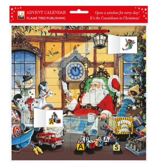 Letter to Santa advent calendar (with stickers)-9780857757852