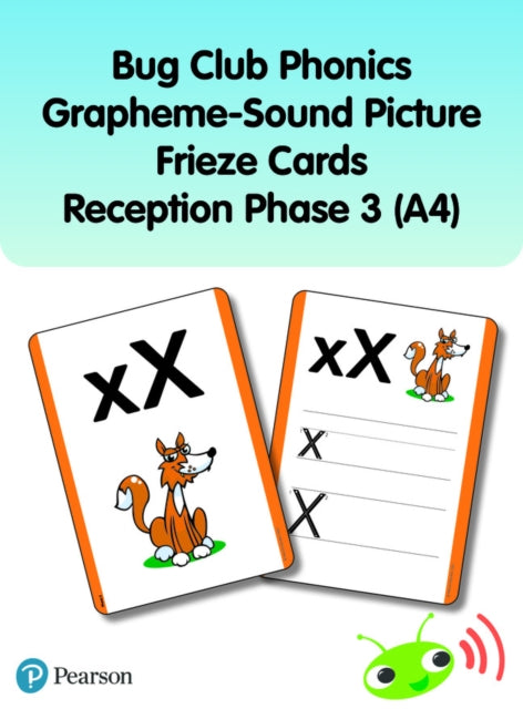 Bug Club Phonics Grapheme-Sound Picture Frieze Cards Reception Phase 3 (A4)-9781292439785