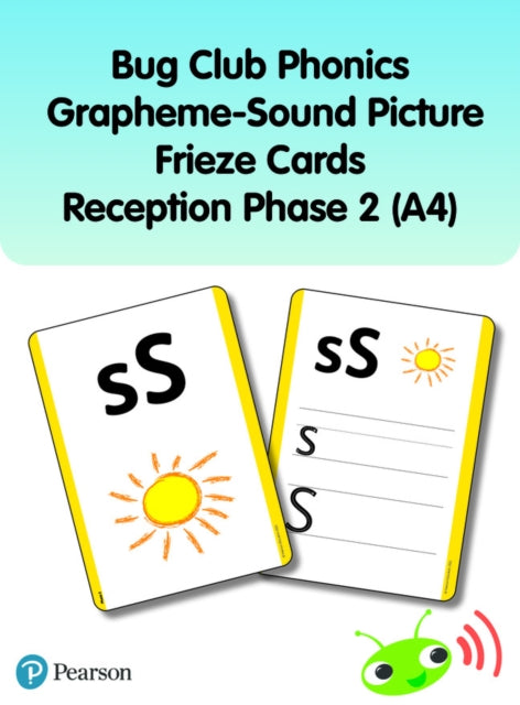 Bug Club Phonics Grapheme-Sound Picture Frieze Cards Reception Phase 2 (A4)-9781292439815