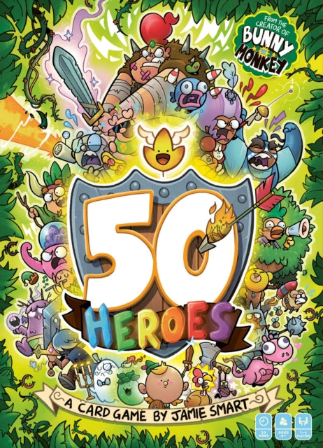 50 Heroes : The brand new game from the no 1 bestselling creator of Bunny vs Monkey-9781399617123