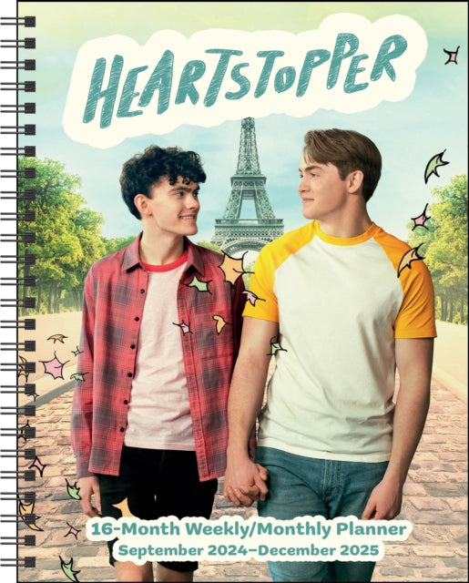 Heartstopper 16-Month 2024-2025 Weekly/Monthly Planner Calendar with Bonus Stickers-9781419770647