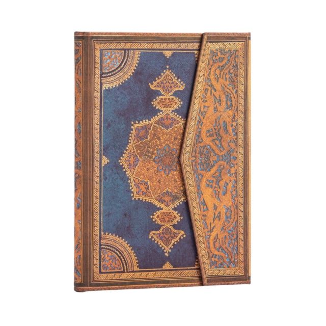 Safavid Indigo (Safavid Binding Art) Midi Unlined Hardcover Journal-9781439782002