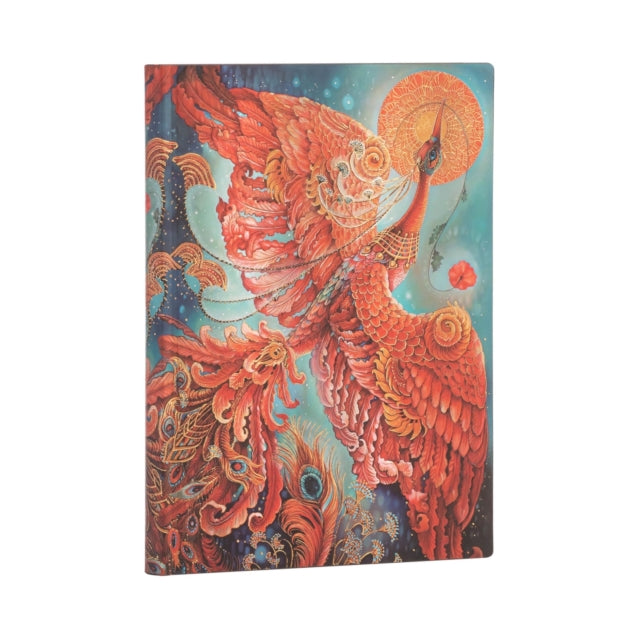 Firebird (Birds of Happiness) Midi Unlined Journal-9781439782125