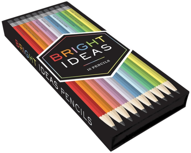 Bright Ideas Pencils : A Pencil Set with 10 Shades of Inspiration-9781452139203