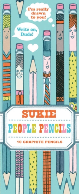 People Pencils : 10 Graphite Pencils-9781452145860