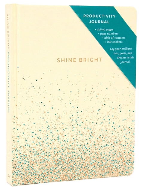 Shine Bright Productivity Journal, Cream-9781452181080